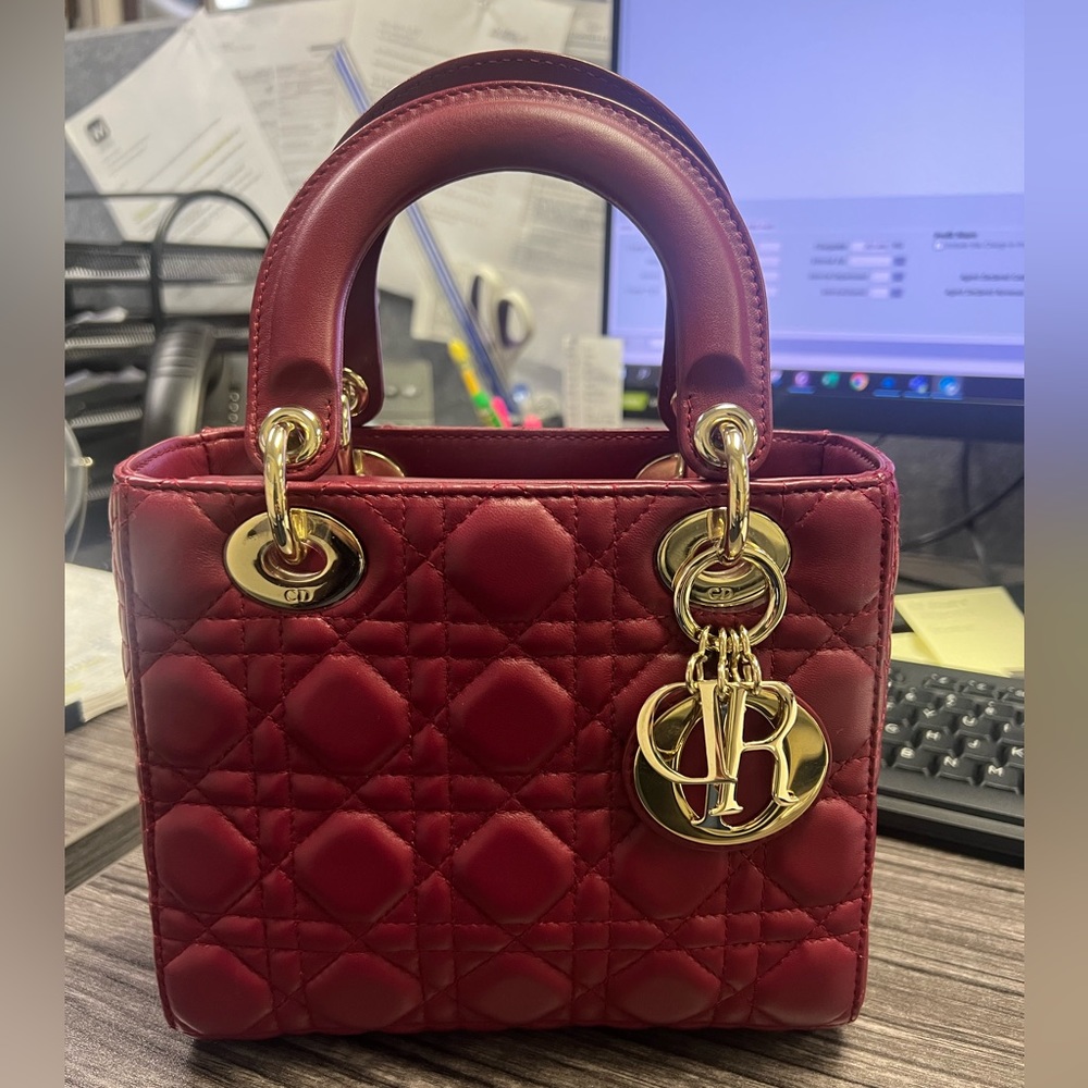 ‼️SOLD‼️ABC LADY DIOR SMALL